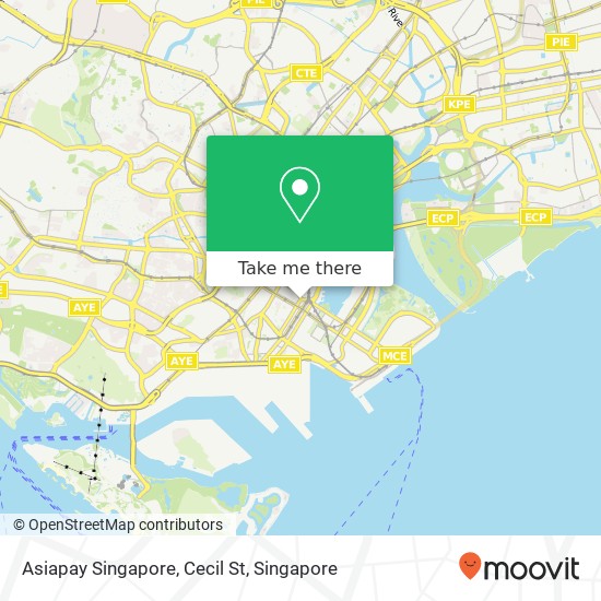 Asiapay Singapore, Cecil St地图