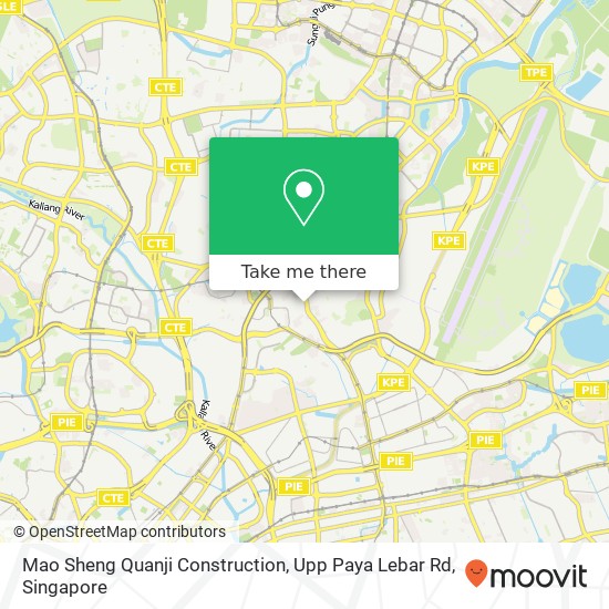 Mao Sheng Quanji Construction, Upp Paya Lebar Rd地图