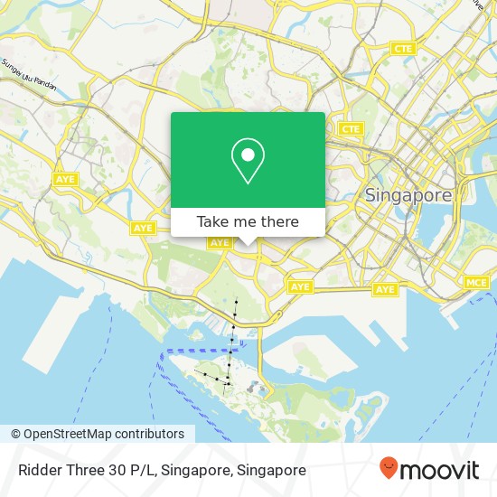 Ridder Three 30 P/L, Singapore map