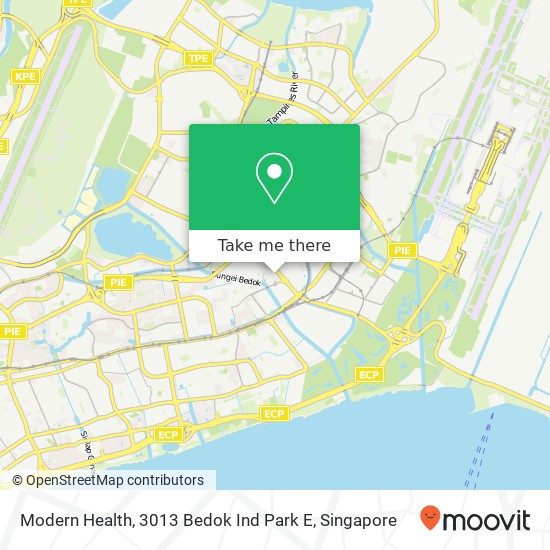 Modern Health, 3013 Bedok Ind Park E map