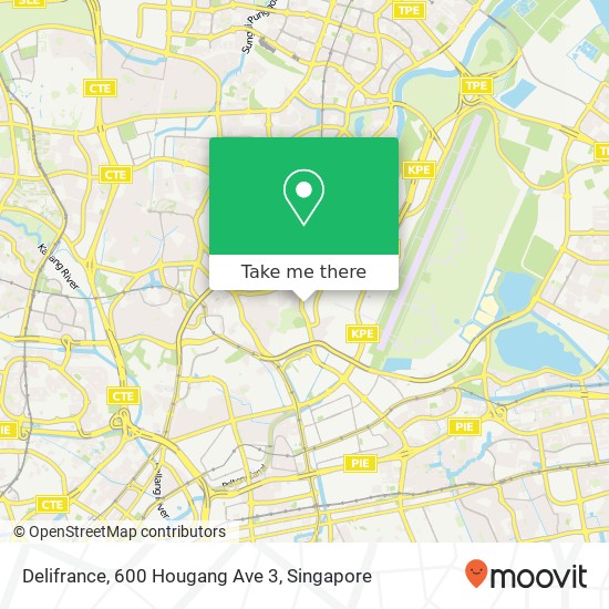 Delifrance, 600 Hougang Ave 3 map