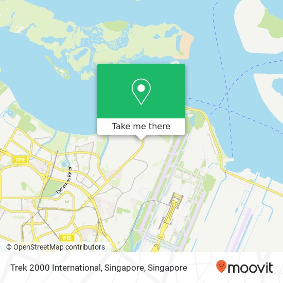 Trek 2000 International, Singapore map