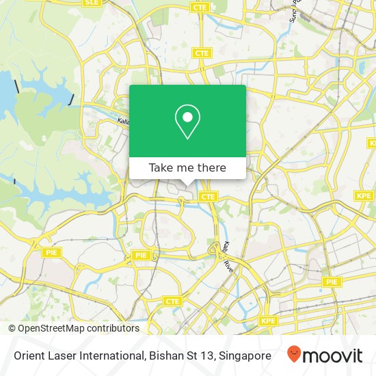 Orient Laser International, Bishan St 13 map