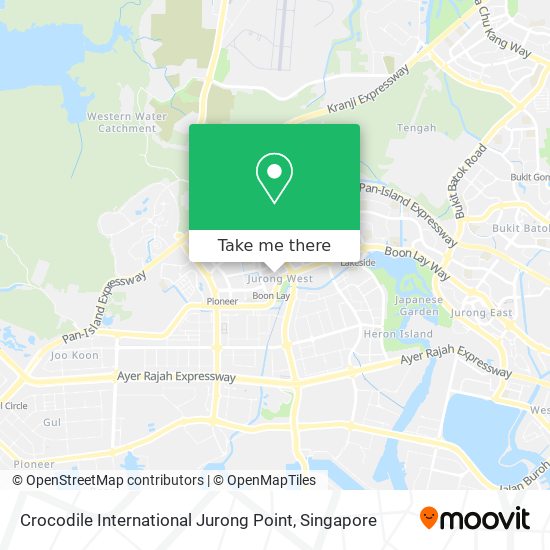 Crocodile International Jurong Point map