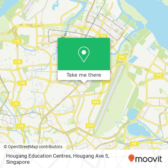 Hougang Education Centres, Hougang Ave 5 map