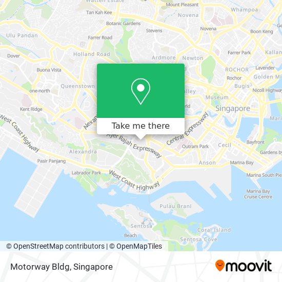 Motorway Bldg map