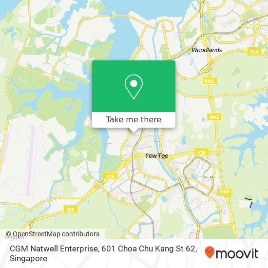 CGM Natwell Enterprise, 601 Choa Chu Kang St 62地图