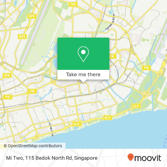 Mi Two, 115 Bedok North Rd地图