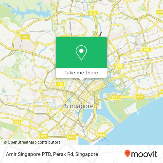 Amir Singapore PTD, Perak Rd map