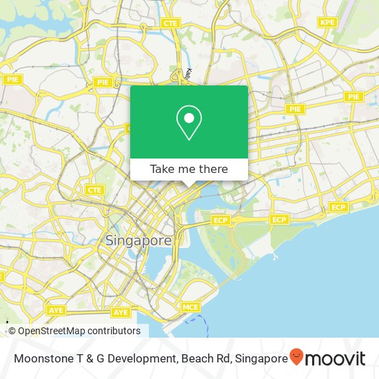 Moonstone T & G Development, Beach Rd map