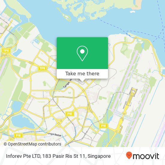 Inforev Pte LTD, 183 Pasir Ris St 11地图