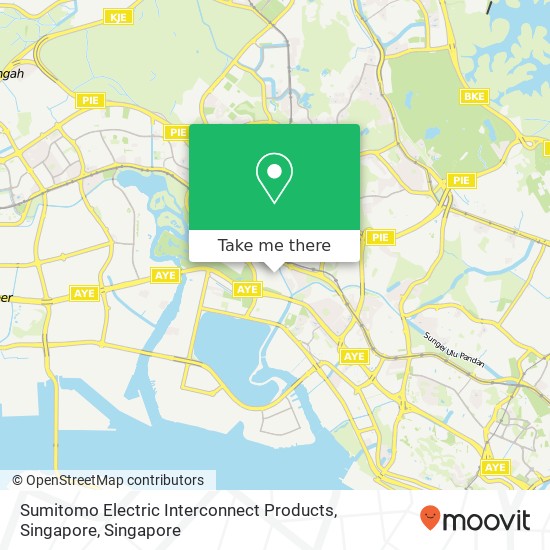 Sumitomo Electric Interconnect Products, Singapore map