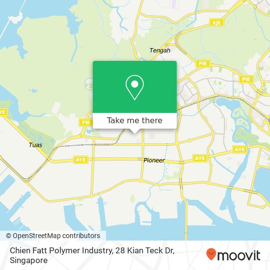 Chien Fatt Polymer Industry, 28 Kian Teck Dr地图