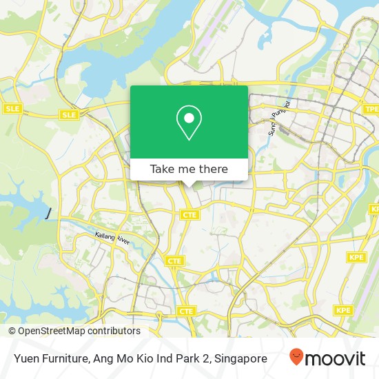 Yuen Furniture, Ang Mo Kio Ind Park 2地图