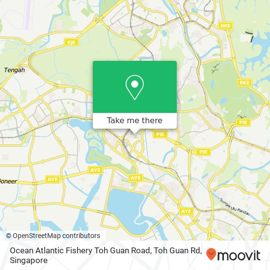 Ocean Atlantic Fishery Toh Guan Road, Toh Guan Rd map