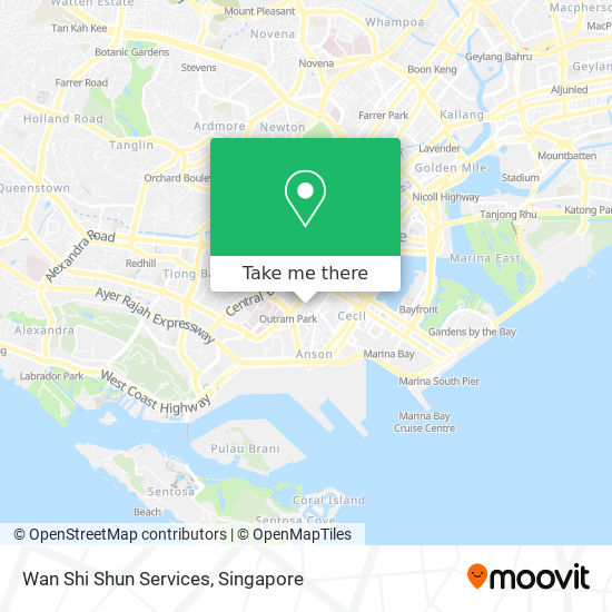 Wan Shi Shun Services map