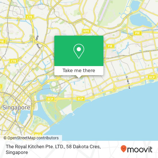 The Royal Kitchen Pte. LTD., 58 Dakota Cres map