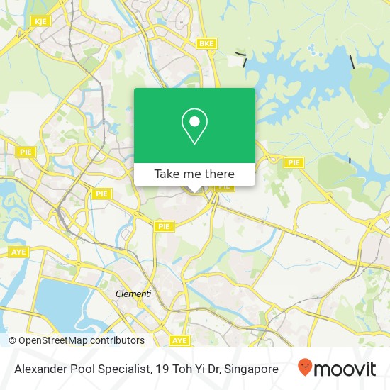 Alexander Pool Specialist, 19 Toh Yi Dr map