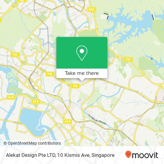 Alekat Design Pte LTD, 10 Kismis Ave map