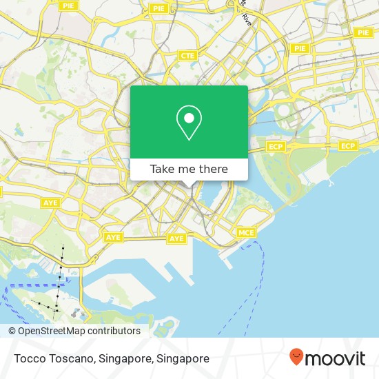 Tocco Toscano, Singapore map