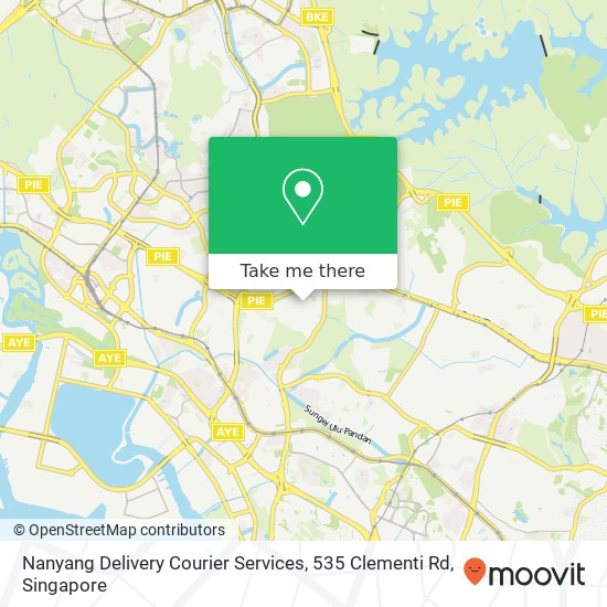 Nanyang Delivery Courier Services, 535 Clementi Rd地图