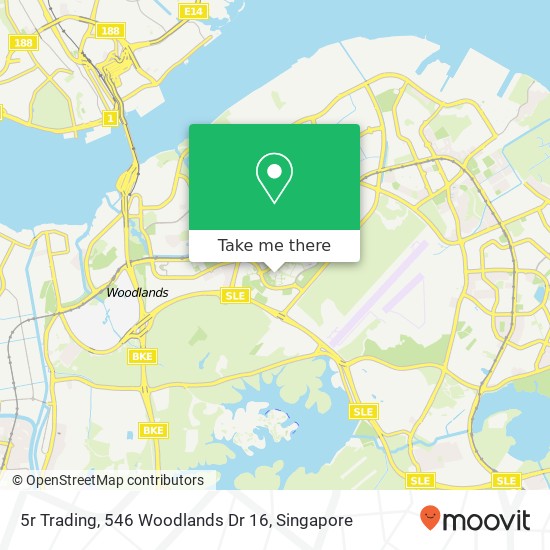 5r Trading, 546 Woodlands Dr 16 map