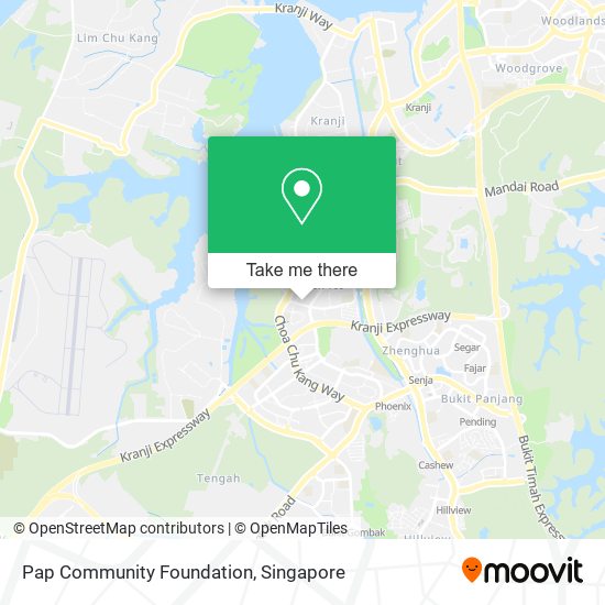 Pap Community Foundation map