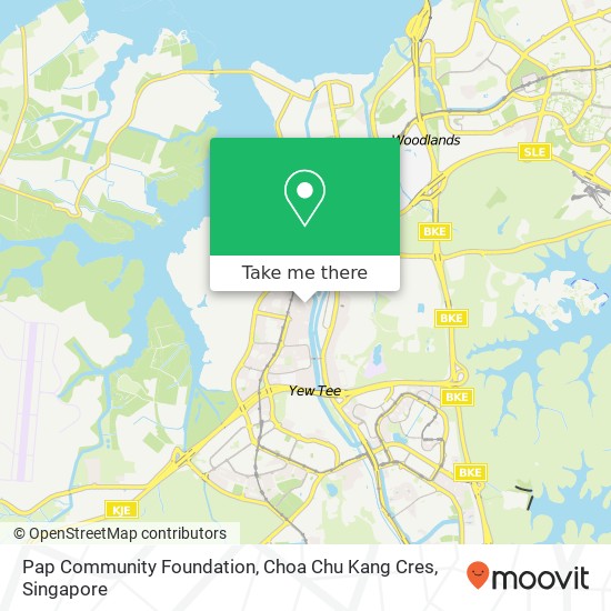 Pap Community Foundation, Choa Chu Kang Cres地图
