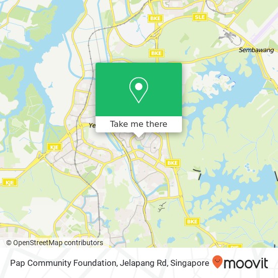 Pap Community Foundation, Jelapang Rd map