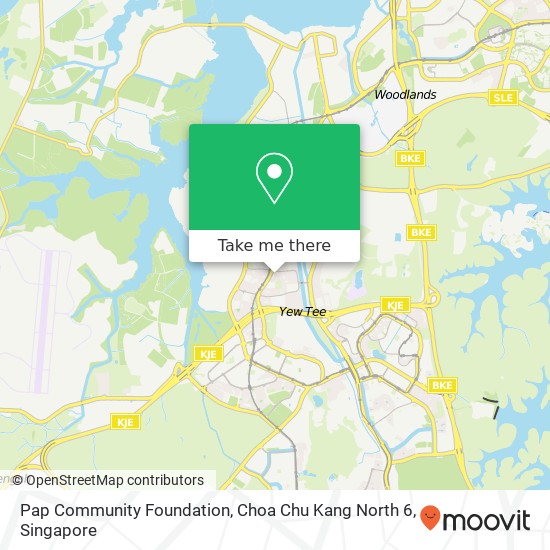 Pap Community Foundation, Choa Chu Kang North 6 map