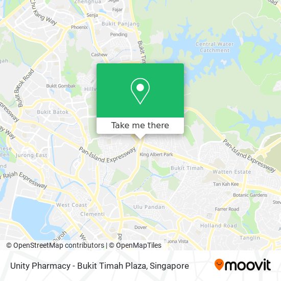 Unity Pharmacy - Bukit Timah Plaza地图