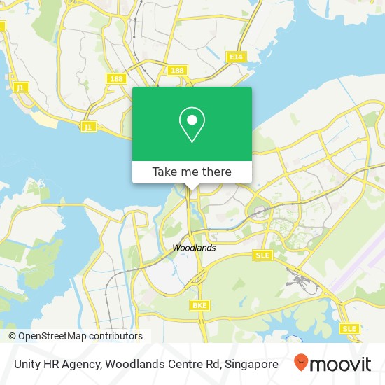 Unity HR Agency, Woodlands Centre Rd地图