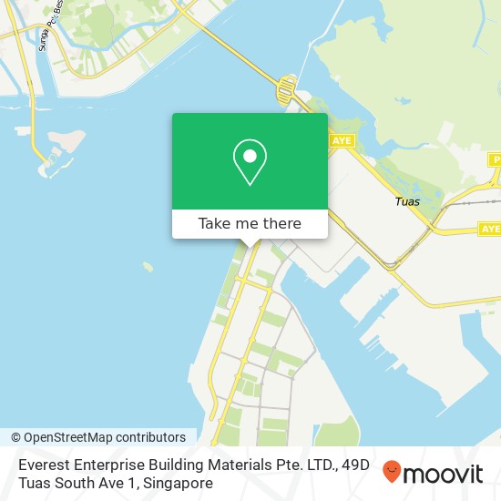 Everest Enterprise Building Materials Pte. LTD., 49D Tuas South Ave 1地图