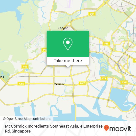 McCormick Ingredients Southeast Asia, 4 Enterprise Rd map