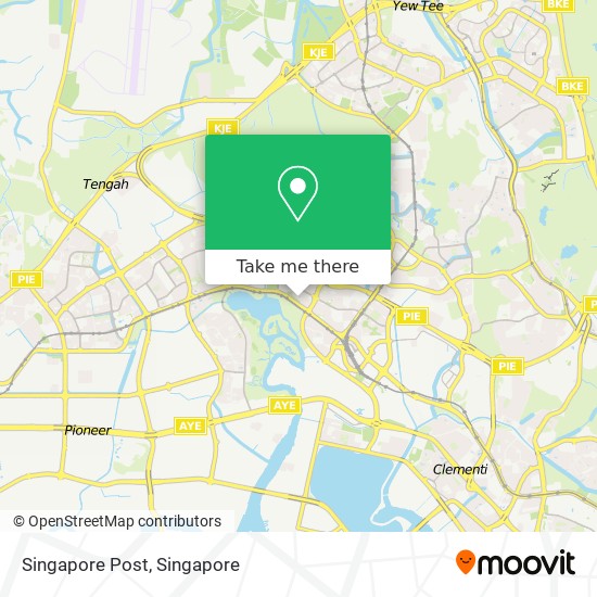 Singapore Post map