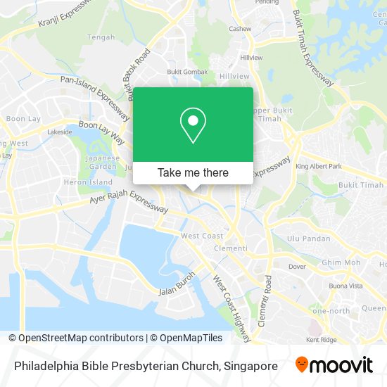 Philadelphia Bible Presbyterian Church map