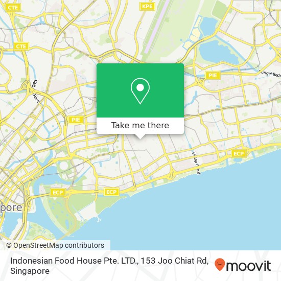 Indonesian Food House Pte. LTD., 153 Joo Chiat Rd map