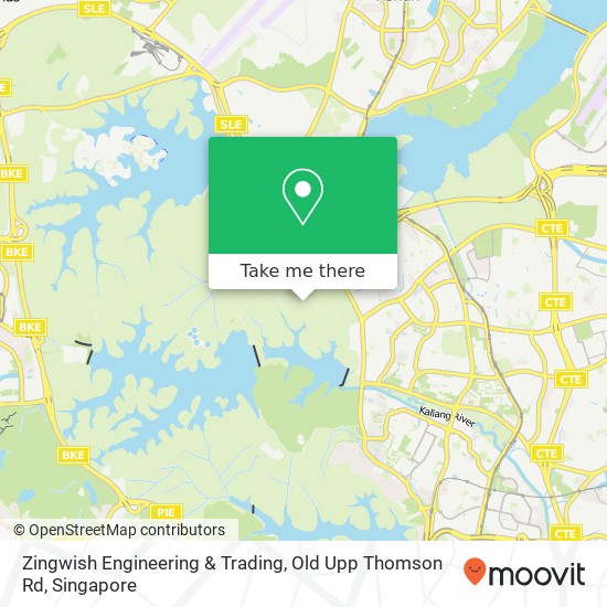 Zingwish Engineering & Trading, Old Upp Thomson Rd map