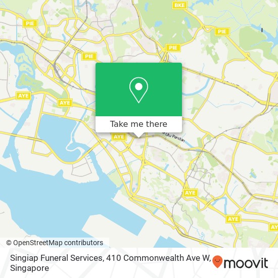 Singiap Funeral Services, 410 Commonwealth Ave W map