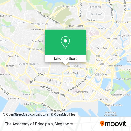 The Academy of Principals map