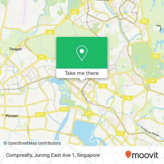 Comprealty, Jurong East Ave 1 map