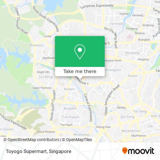 Toyogo Supermart map