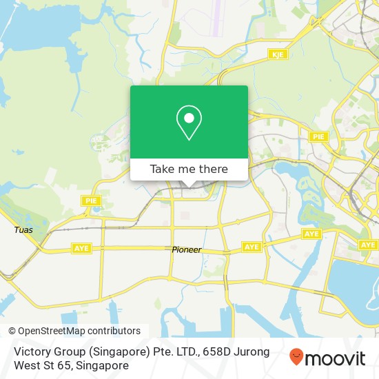 Victory Group (Singapore) Pte. LTD., 658D Jurong West St 65 map