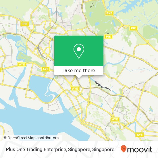 Plus One Trading Enterprise, Singapore map