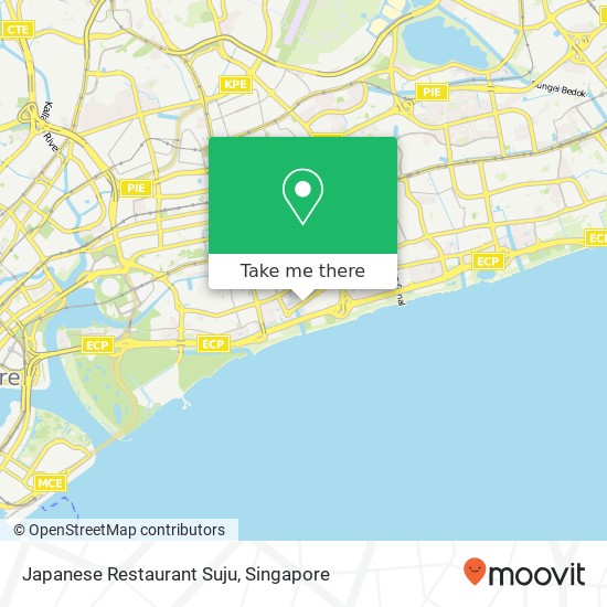 Japanese Restaurant Suju, Singapore map