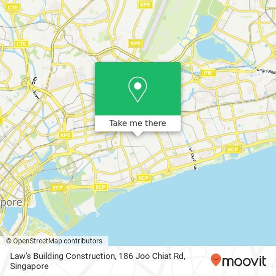 Law's Building Construction, 186 Joo Chiat Rd地图