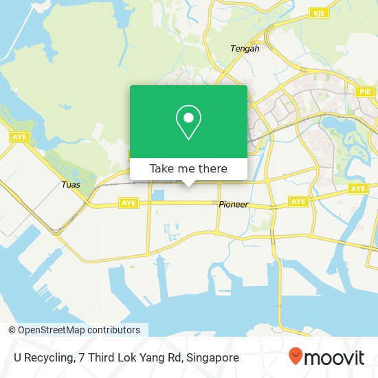 U Recycling, 7 Third Lok Yang Rd map