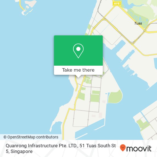 Quanrong Infrastructure Pte. LTD., 51 Tuas South St 5地图