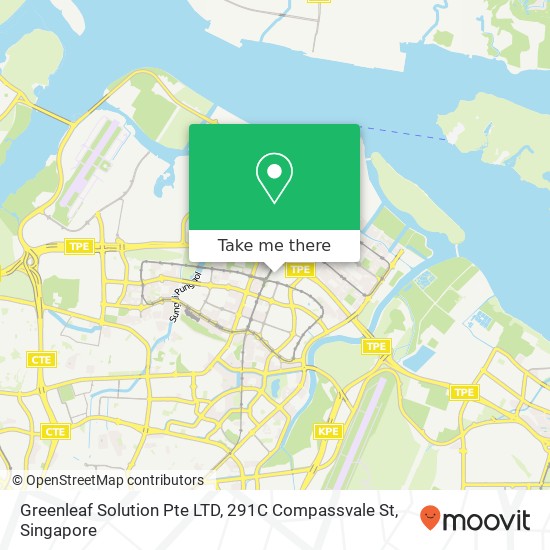 Greenleaf Solution Pte LTD, 291C Compassvale St地图