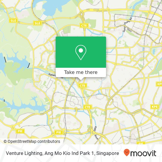 Venture Lighting, Ang Mo Kio Ind Park 1 map